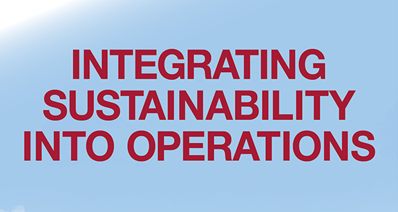 Intergrating sustainability into operations